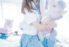 喵糖映画 VOL.019 蓝白梦幻少女-妹子图