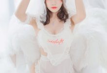 喵糖映画 VOL.186 纯白轻纱-妹子图