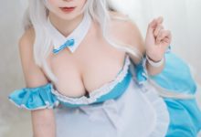 喵糖映画 VOL.191 小天鹅女仆和礼服-妹子图