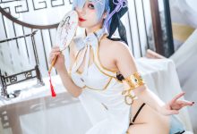 九言 - 蕾姆旗袍 [55P+8V-468MB]-妹子图