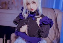 rioko凉凉子 - 黑枪呆女仆[26P+1V／328MB]-妹子图