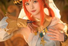 白莉爱吃巧克力 - 原理猪 原神-妮露 [10P-416MB]-妹子图