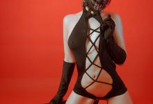 七月喵子 –  被捆的忍者 [60P+1V-795M]-妹子图