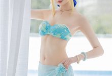 封疆疆v -  阿尔托莉雅·潘德拉贡 泳装 [40P-45MB]-妹子图