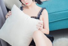 喵糖映画 VOL.063 蕾丝吊带-妹子图