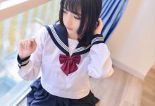 喵糖映画 VOL.064 制服下的死水库-妹子图