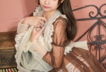 喵糖映画 VOL.124 棕色女仆装-妹子图