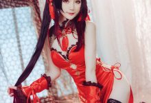 yui金鱼 NO.013 时崎狂三 旗袍 [8P-106MB]-妹子图