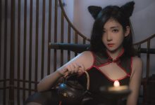 南桃 NO.006 - 黑丝旗袍[25P／32.4MB]-妹子图