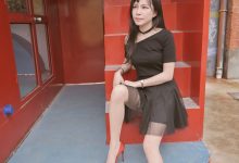 [SSA丝社]超清写真 NO.097 雪梨 腿模雪梨街拍红色高跟鞋肉丝[120P-783MB]-妹子图