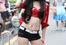 精选街拍作品 NO.0006 超短黑色皮裤少女原图[200P／225MB]-妹子图