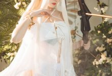 瓜希酱 - NO.66 明日方舟 白金泳装 (Platinum) [25P-159MB]-妹子图