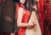 许枳 - NO.02 陈的红色旗袍 [26P-283MB]-妹子图