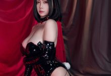 末夜787 - 黑色漆皮兔女郎 [44P+1V-829MB]-妹子图