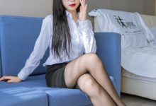 [BoBoSocks袜啵啵]NO.185 周周-ol制服、高跟鞋、黑丝[140P+1V／5.68GB]-妹子图