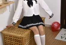 初夏女神 NO.120 点点 黑白海军服[140P+1V／3.56GB]-妹子图