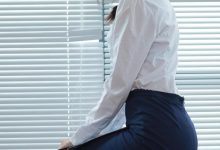 [IESS异思趣向] 2023.07.07 丝享家 1474 婉萍《蓝裙OL》[86P-90M]-妹子图