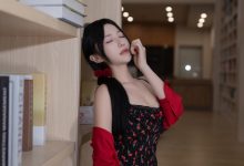 鱼子酱《图书馆》原版写真 [82P-901MB]-妹子图