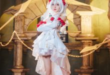 南桃Momoko NO.7 德丽莎花裳月纱 [16P-31MB]-妹子图