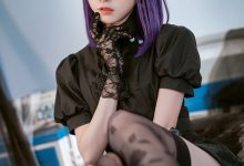 绮太郎_Kitaro - NO.69 喜多川海梦 黑色护士 [14P-102MB]-妹子图