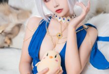 Momoko葵葵&瓜希酱 碧蓝航线赤城&加贺 礼服[46P-435MB]-妹子图