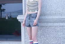 [BoBoSocks袜啵啵]NO.006 小米-运动鞋、白色小腿袜、裸足[130P+1V／3.51GB]-妹子图