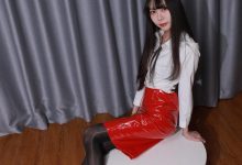 [IESS异思趣向] 2022.12.25 丝享家 1309 团团《红色姓感漆皮》[89P-96.2M]-妹子图