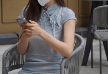 都市丽人连体紧身包臀裙美女【1030P-15G】-妹子图