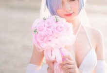 [橙喵_要早起早睡] 蕾姆花嫁 [18P]-妹子图