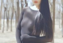 [妖精社视频] 2020.07.04 H2020 《美琪老师傅-无缝黑色连身》 [1V-175M]-妹子图