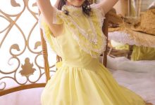 黄裙美女温婉秀丽清纯写真图片-妹子图