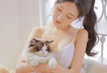 睡衣美女吊带事业线性感撩人写真-妹子图