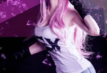 性感刮骨刀夏禾cosplay美女写真图片-妹子图