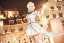 美女尤物cosplay英雄联盟光辉女郎拉克丝写真图片-妹子图