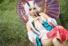 巴御前美女cos大胆户外旗袍美女写真-妹子图