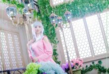 日本少女cosplay艾米莉娅福利写真图片-妹子图