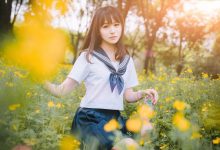 水手服美女清新养眼写真图片-妹子图