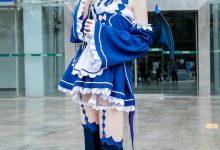 美少女雷姆半次元cosplay图片-妹子图
