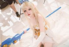 长腿性感美女cosplay英雄联盟迦娜图片-妹子图