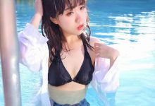 泳衣美女性感夏日湿身诱惑写真-妹子图