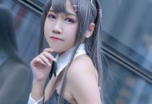 裹胸美女兔女郎cos性感制服诱惑写真-妹子图