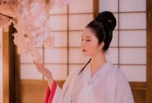 日系美女古风和服写真图片-妹子图