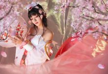 王者荣耀甄姬游园惊梦cosplay写真图片-妹子图