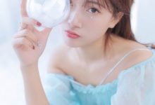 轻纱薄缕美女白嫩清新美女写真-妹子图