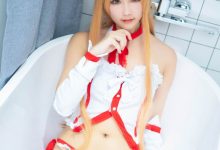 cos美女刀剑神域亚丝娜cosplay性感图片-妹子图