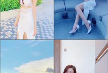 王馨瑶白色长裙拍摄花絮 [1V-294M]-妹子图