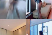 王馨瑶抹黑色透视衬衣拍摄花絮 [1V-529M]-妹子图