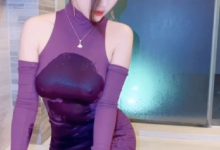 杨晨晨新款辣妹紧身包臀短裙拍摄花絮 [1V-452MB]-妹子图