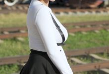 [妖精社视频] 2021.04.01 H2109 《唐飞飞-逆光车站》 [1V/459M]-妹子图