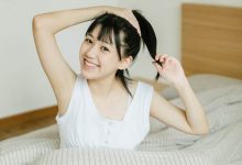 日系美女清新文艺居家写真图片-妹子图